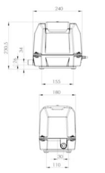 SECOH JDK S 200 Membranverdichter mit LED