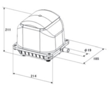 SECOH JDK S 80 Membranverdichter mit LED